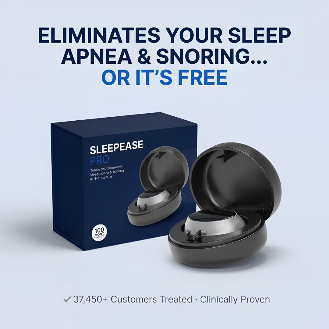 SleepEase Pro — Eliminates Snoring & Sleep Apnea