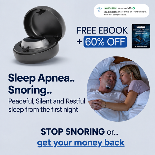 SleepEase Pro — Eliminates Snoring & Sleep Apnea